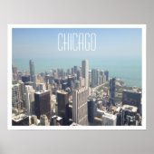 Poster Uitzicht uit Chicago (Voorkant)
