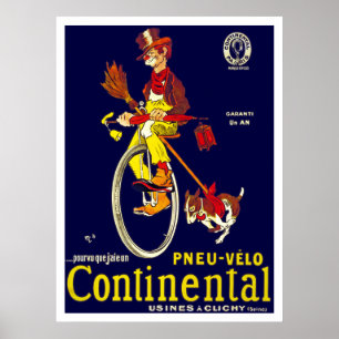  Poster Unicycle: Continentale banden