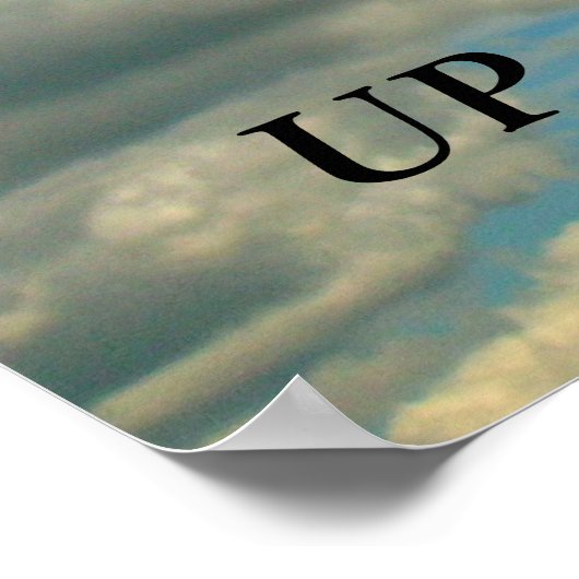 Poster - UP ... Tot ... omhoog ... (Hoek)