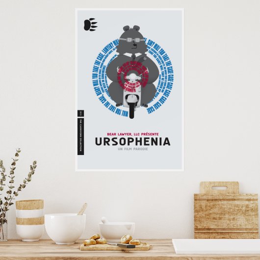 poster "Ursophenia" (Keuken)