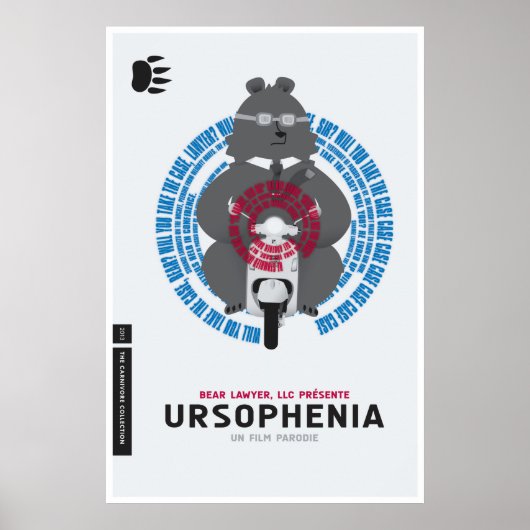 poster "Ursophenia" (Voorkant)