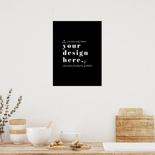 Poster Uw Ontwerp Upload 18" x 24" Teken (Keuken)