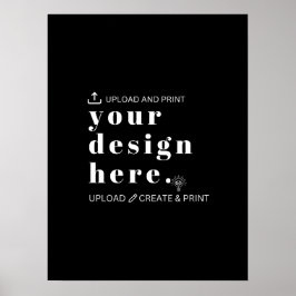 Poster Uw Ontwerp Upload 18" x 24" Teken