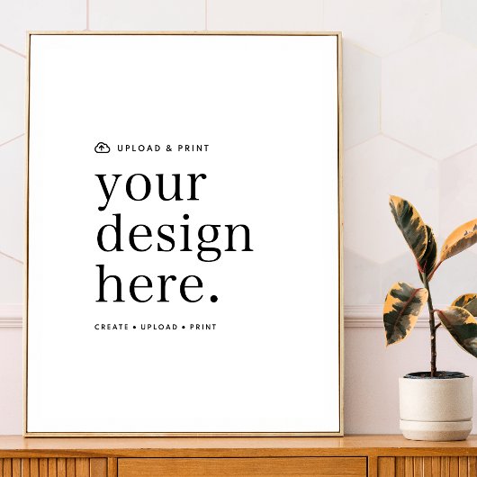 Poster Uw Ontwerp Upload 18" x 24" Teken