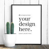 Poster Uw Ontwerp Upload 18" x 24" Teken