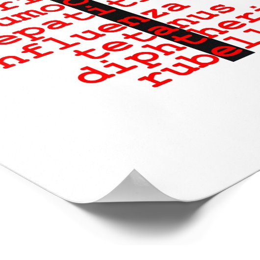 Poster vaccineren (Hoek)