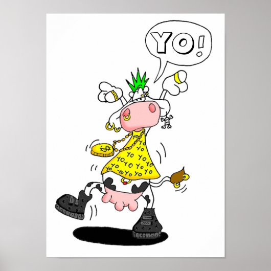 poster vache punk (Voorkant)