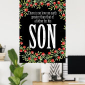 Poster vader en zoon (Thuiskantoor)