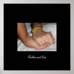Poster/vader en zoon poster