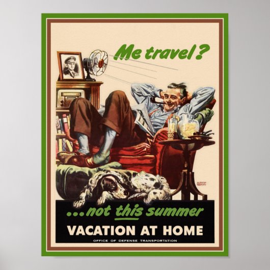 Poster: Vakantie thuis Poster (Voorkant)