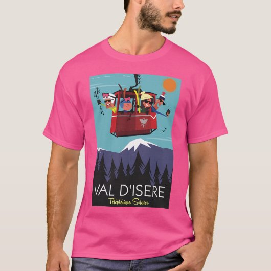 Poster Val d'Isere T-shirt (Voorkant)