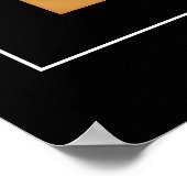 Poster-Valle bladeren Poster (Hoek)