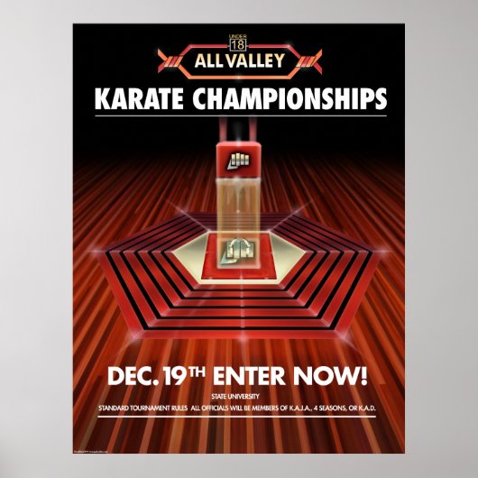 Poster Valley Tournament (Voorkant)