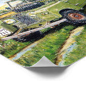 poster van 11 x 8,5 inch "BOERDERIJ" (Hoek)