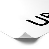 Poster van 16,5 x 11 inch op internet — GLOSSY Lan (Hoek)