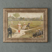  Poster van 1800 honkbalspel