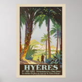 Poster van 1925, Riviera-Hyeres (Voorkant)