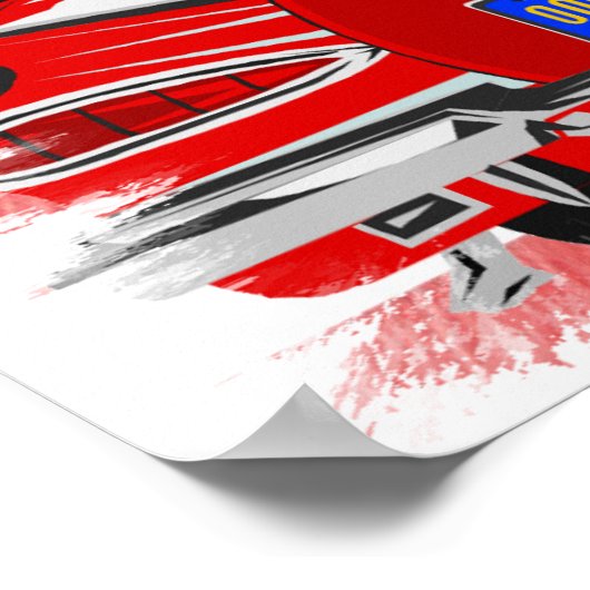  Poster van 1950 en 60's Collage (Hoek)