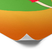 Poster van 1950 geïnspireerd cocktail (Hoek)