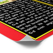 Poster van 20 x 24-inch Passover-artikel (Hoek)