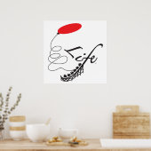 poster van 24 x 24 inch (Keuken)