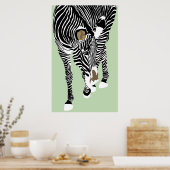 poster van 4 evenhoevigen (Keuken)