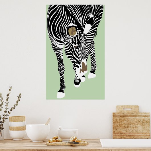 poster van 4 evenhoevigen (Keuken)