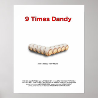 poster van 9 maal Dandy