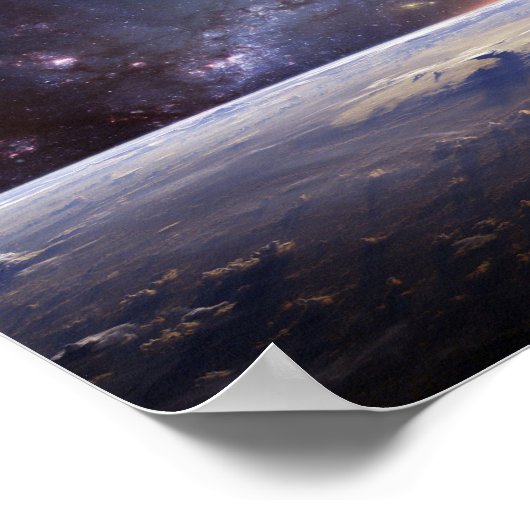 poster van aarde en ruimte (Hoek)