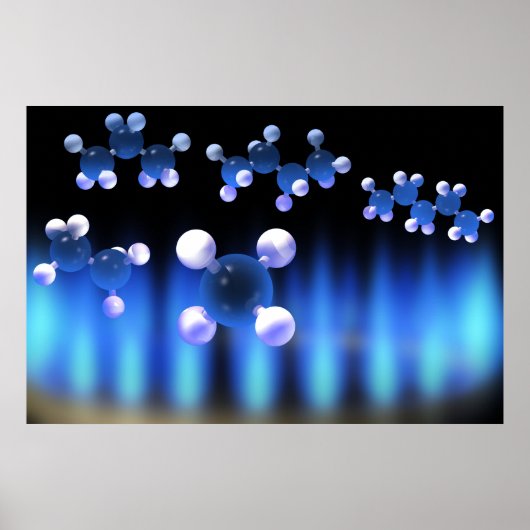 Poster van aardgas (Voorkant)