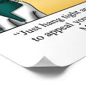 Poster van advocaat Humor (Hoek)