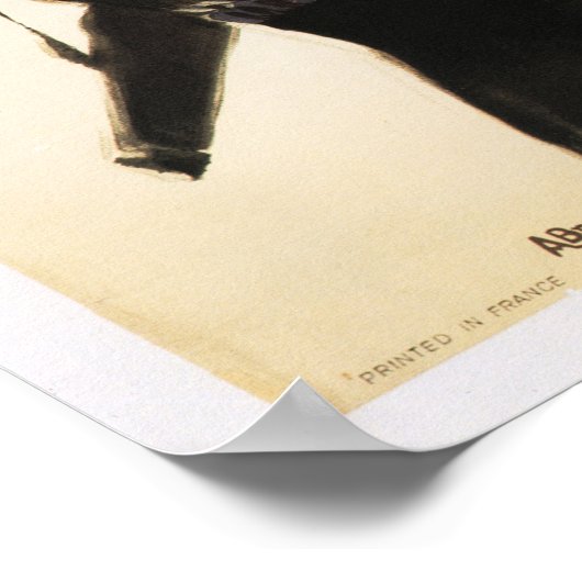 Poster van AEROMARITIME Retrovliegtuig Afrika AFRI (Hoek)