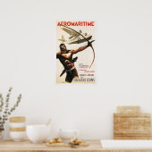 Poster van AEROMARITIME Retrovliegtuig Afrika AFRI (Keuken)