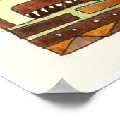 Poster van Afrikaanse dromen (Hoek)