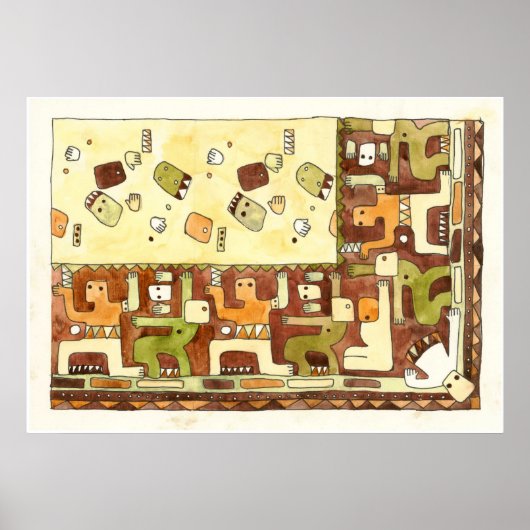 Poster van Afrikaanse dromen (Voorkant)