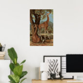Poster van Afrikaanse Giraffe (Thuiskantoor)