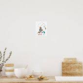 Poster van Afrikaanse Girl Artwork (Keuken)