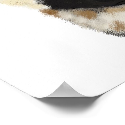 Poster van Afrikaanse Wild Dog (Hoek)