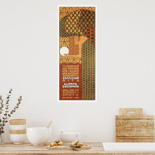 Poster van afscheiding voor de 14e tentoonstelling (Keuken)