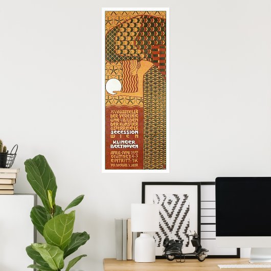 Poster van afscheiding voor de 14e tentoonstelling (Thuiskantoor)