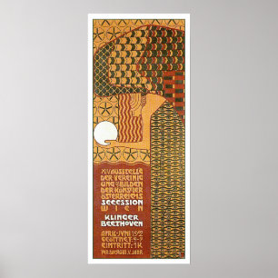 Poster van afscheiding voor de 14e tentoonstelling