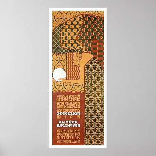 Poster van afscheiding voor de 14e tentoonstelling (Voorkant)