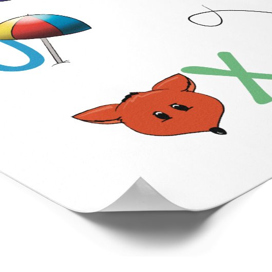 Poster van alfabetfonica (Hoek)