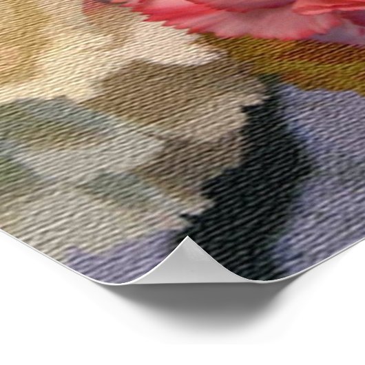 Poster van anjers (Hoek)