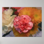 Poster van anjers (Voorkant)