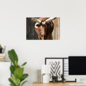 Poster van Ankole-Watusi-runderen (Thuiskantoor)