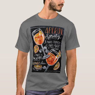Poster van Aperol Spritz-alkboard T-shirt