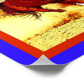 Poster van Arabische paarden (Hoek)