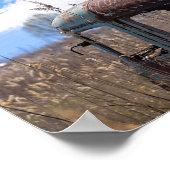 Poster van Ararat-bergen en roestbussen (Hoek)