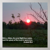 Poster van Arise en Shine (Voorkant)